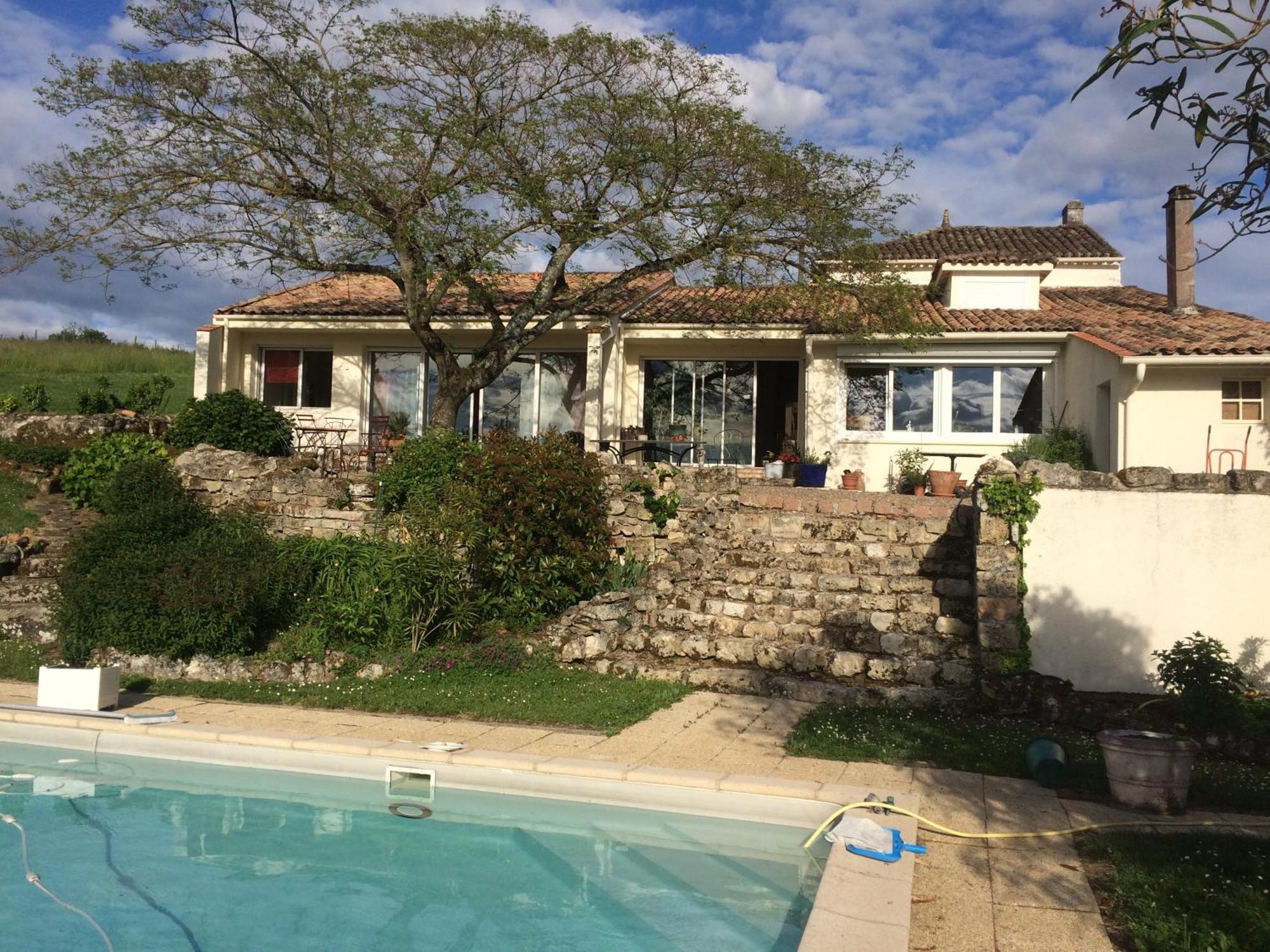 Les 4 Elements St Emilion Bed & Breakfast Branne  Bagian luar foto